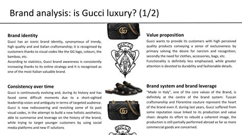 gucci brand analysis.